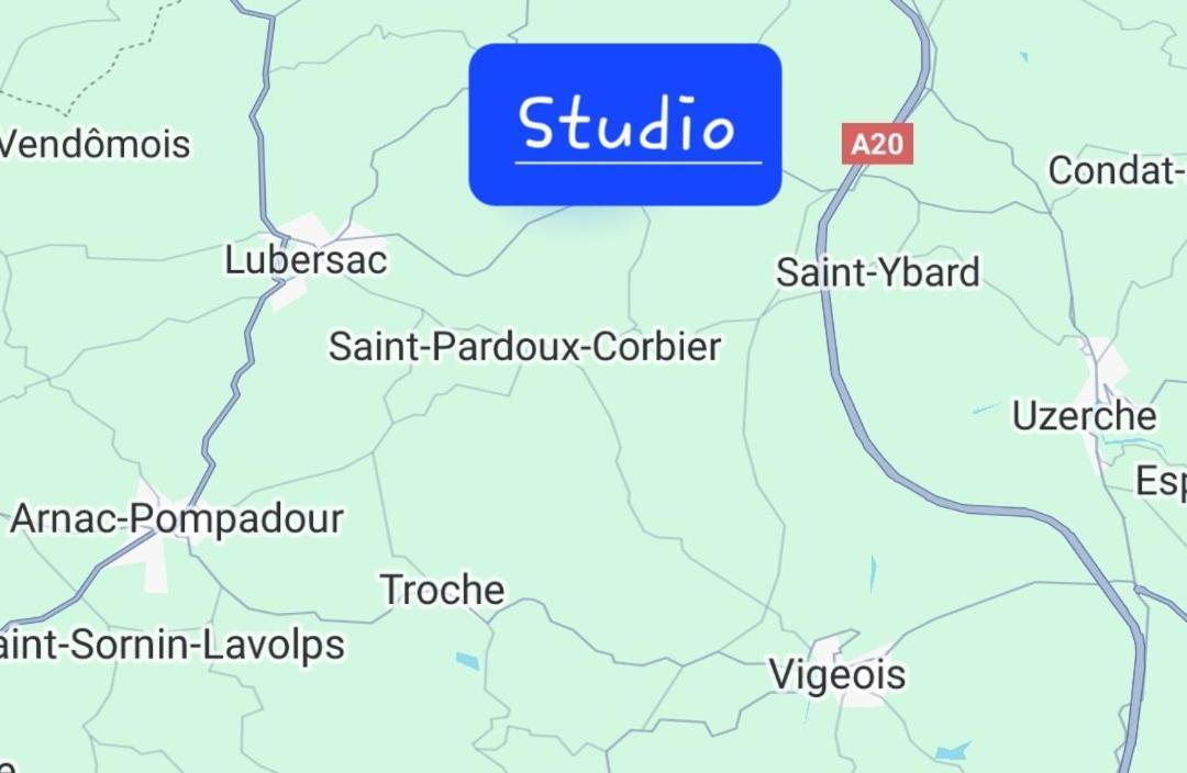 Studio L'Audrerie. Saint-Pardoux-Corbier Eksteriør bilde